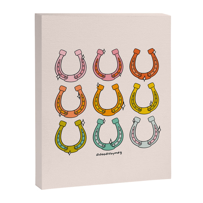 Rainbow Horseshoe Canvas Print Gallery Image 1