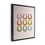 Rainbow Horseshoe Framed Canvas Print Gallery Image 2