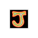 Rainbow J Art Print Gallery Image 1