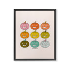 Rainbow Jack O Lanterns Framed Canvas Print Gallery Image 8