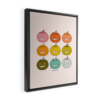 Rainbow Jack O Lanterns Framed Canvas Print Gallery Image 2