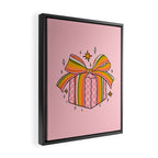 Rainbow Present Framed Canvas Print Gallery Image 2