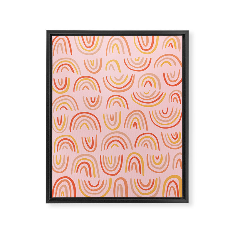 Rainbow Print Framed Canvas Print Gallery Image 6
