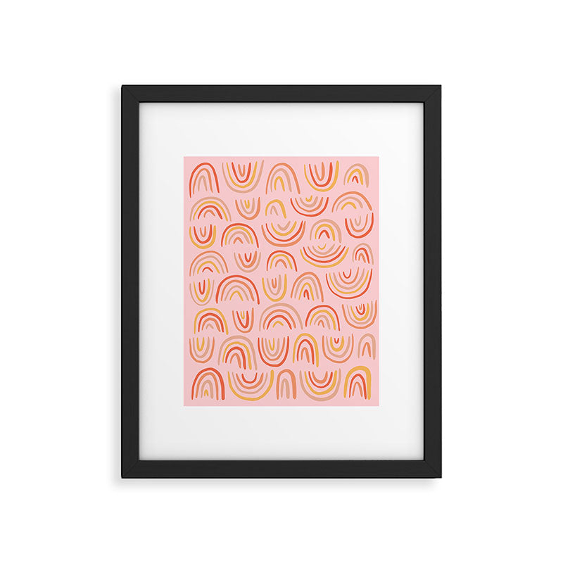 Rainbow Print Framed Art Print Gallery Image 5