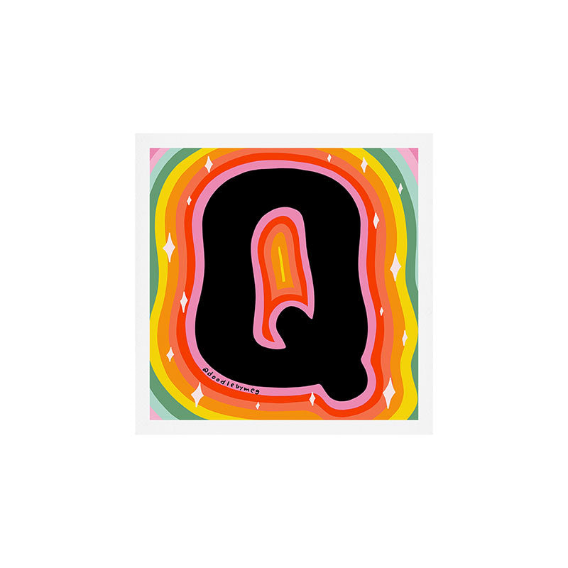 Rainbow Q Art Print Gallery Image 1