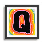 Rainbow Q Framed Art Print Gallery Image 1