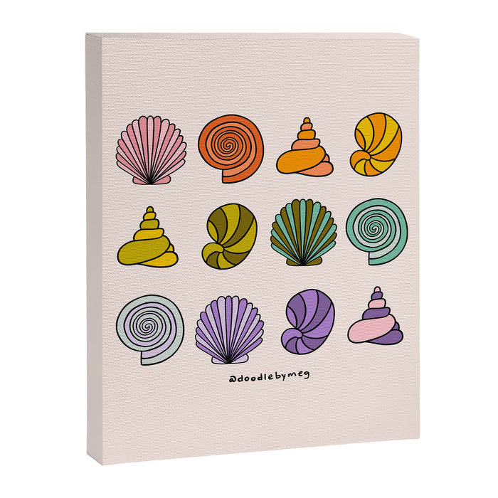 Rainbow Seashells Canvas Print Gallery Image 1
