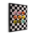 Rainbow Skulls Framed Canvas Print Gallery Image 2