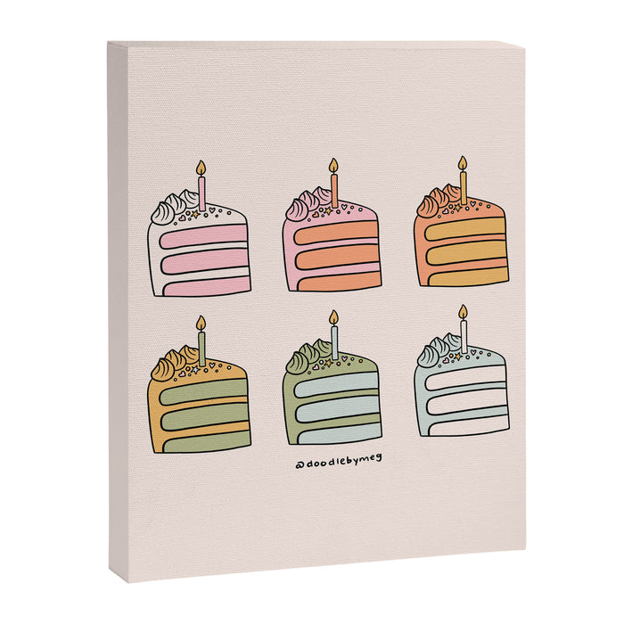 Rainbow Slice of Cake Canvas Print Gallery Image 1
