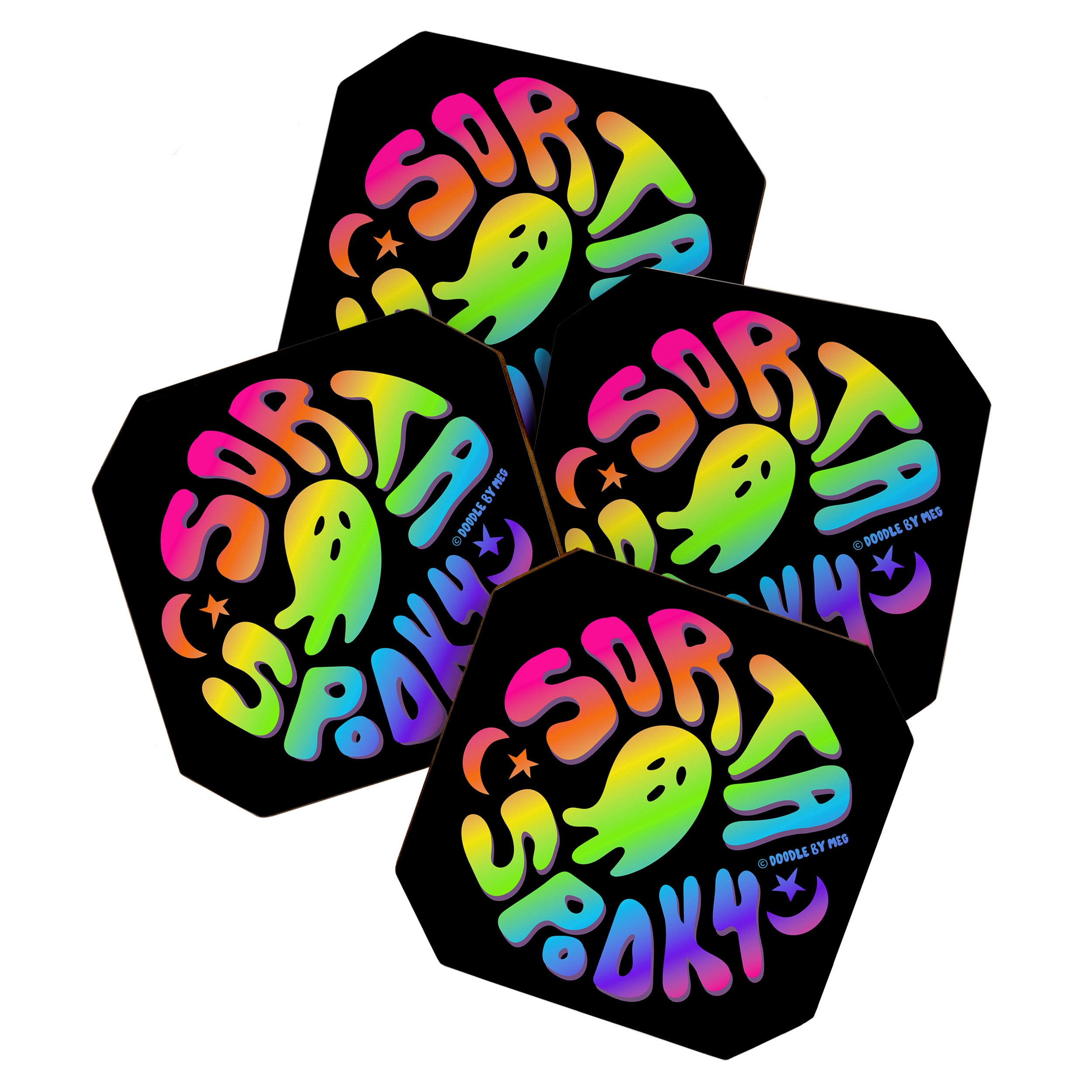 Rainbow Sorta Spooky ©  Coaster Gallery Image 1