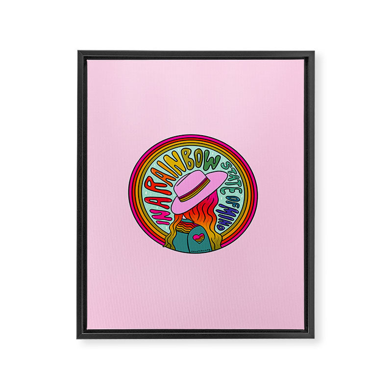 Rainbow State of Mind Framed Canvas Print Gallery Image 8