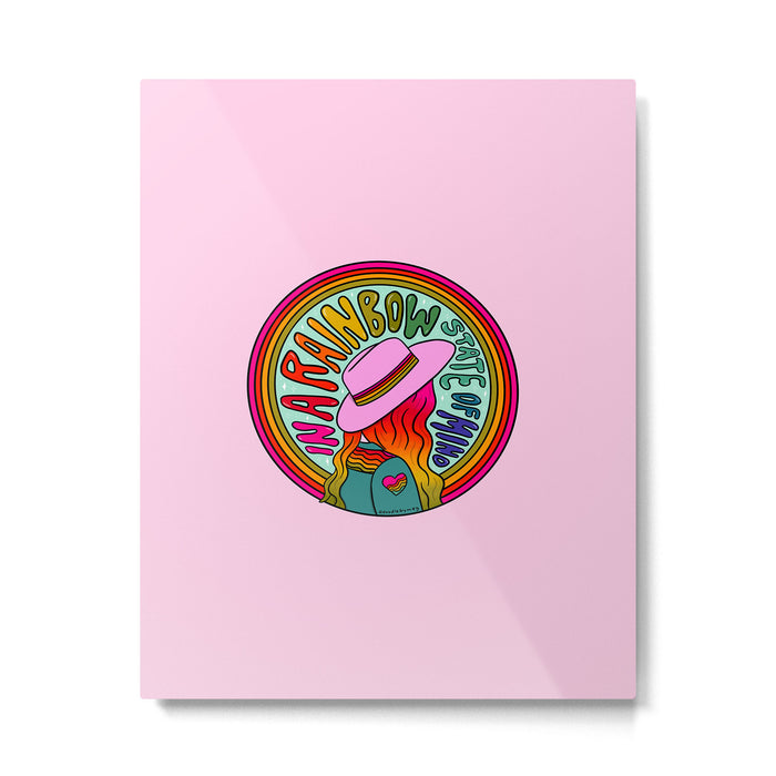 Rainbow State of Mind Metal Print Gallery Image 1