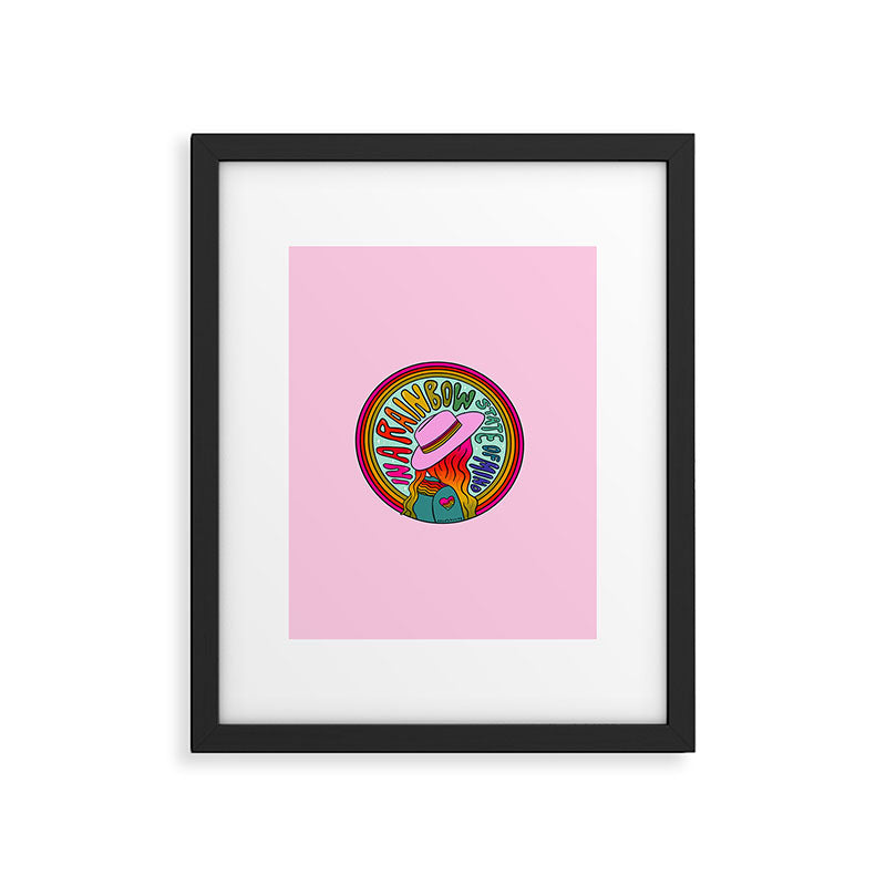Rainbow State of Mind Framed Art Print Gallery Image 6