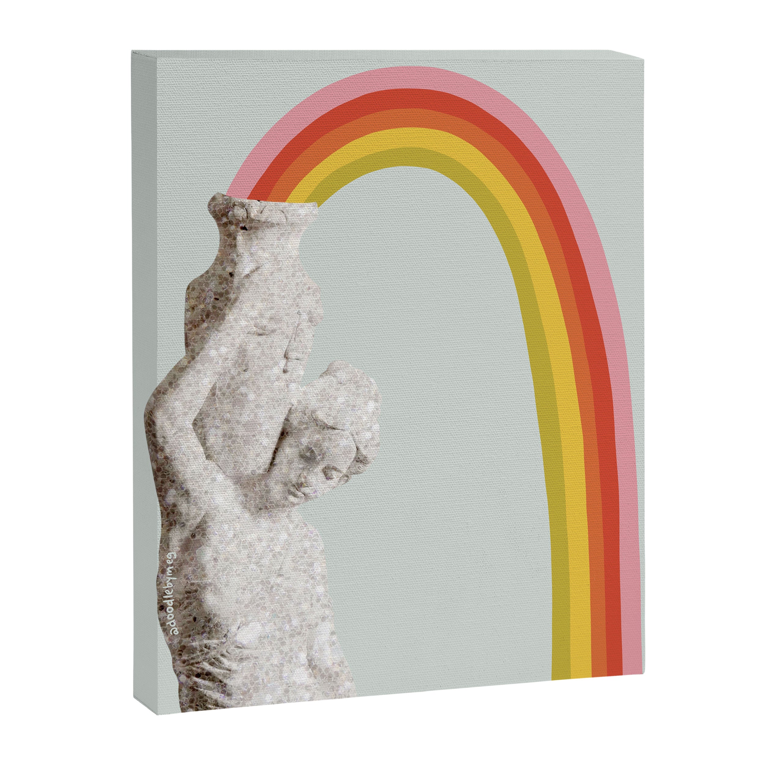 Rainbow Statue Canvas Print Gallery Image 8