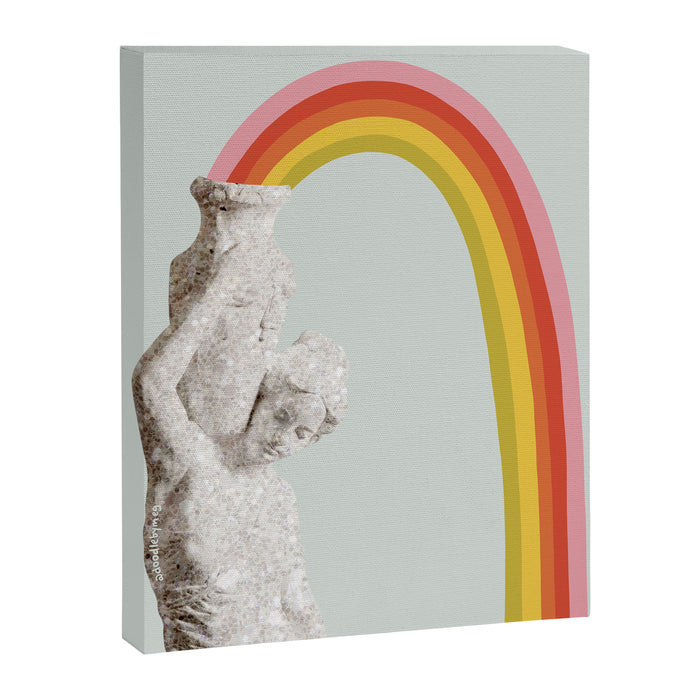 Rainbow Statue Canvas Print Gallery Image 1