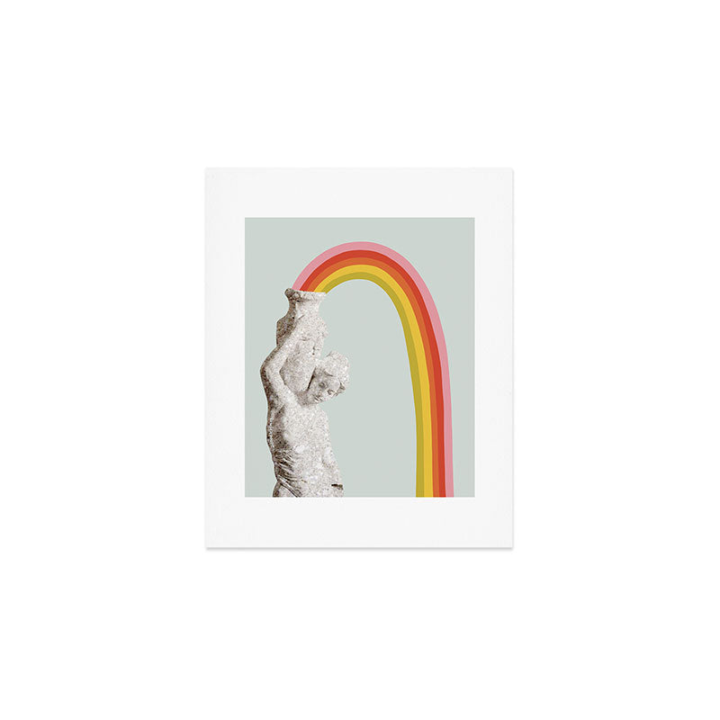 Rainbow Statue Art Print Gallery Image 1