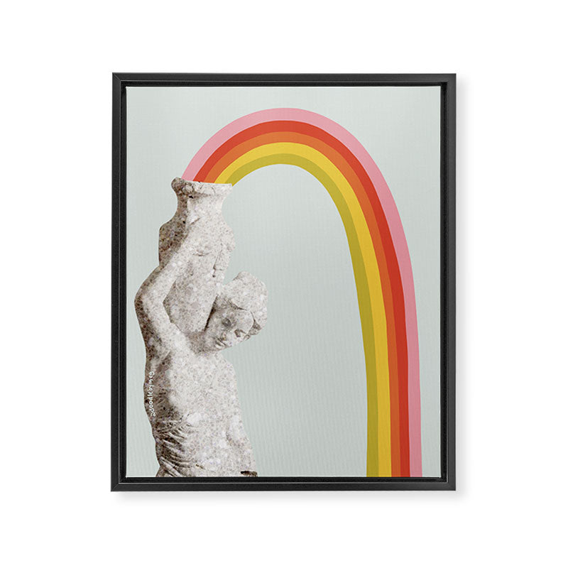 Rainbow Statue Framed Canvas Print Gallery Image 8