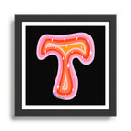 Rainbow T Framed Art Print Gallery Image 1