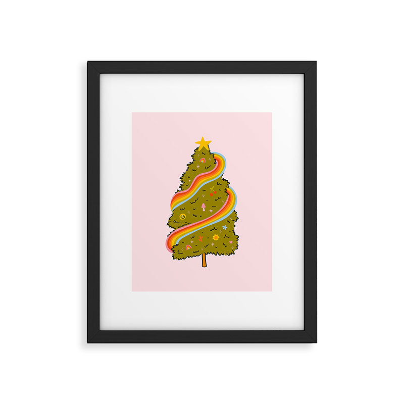Rainbow Tree Framed Art Print Gallery Image 6