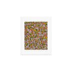 Rainbow Worms Print Art Print Gallery Image 1
