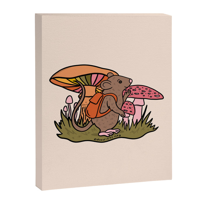 Rat With a Backpack Canvas Print Gallery Image 1