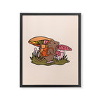 Rat With a Backpack Framed Canvas Print Gallery Image 8