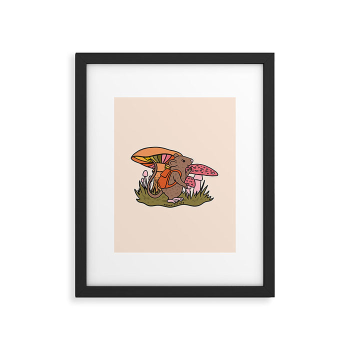 Rat With a Backpack Framed Art Print Gallery Image 1