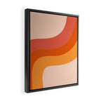Retro Stripes Framed Canvas Print Gallery Image 2