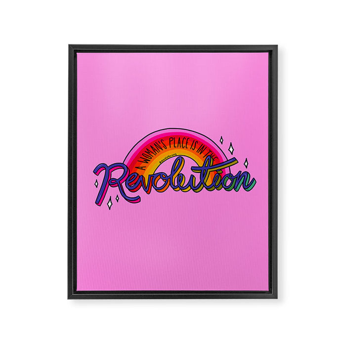 Revolution Framed Canvas Print Gallery Image 1