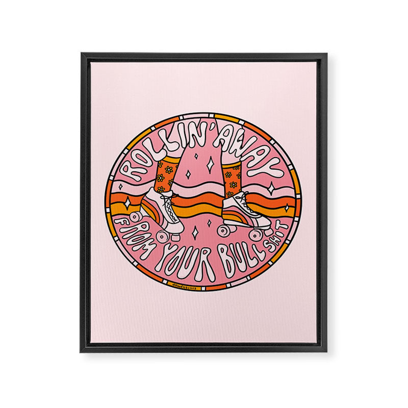 Rollin' Away Framed Canvas Print Gallery Image 8