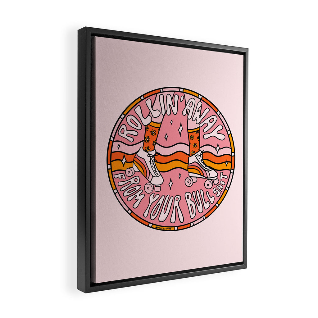 Rollin' Away Framed Canvas Print Gallery Image 2
