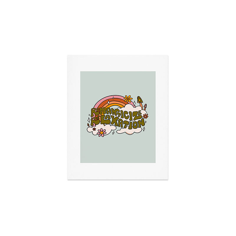 Romanticize Relaxation Art Print Gallery Image 1