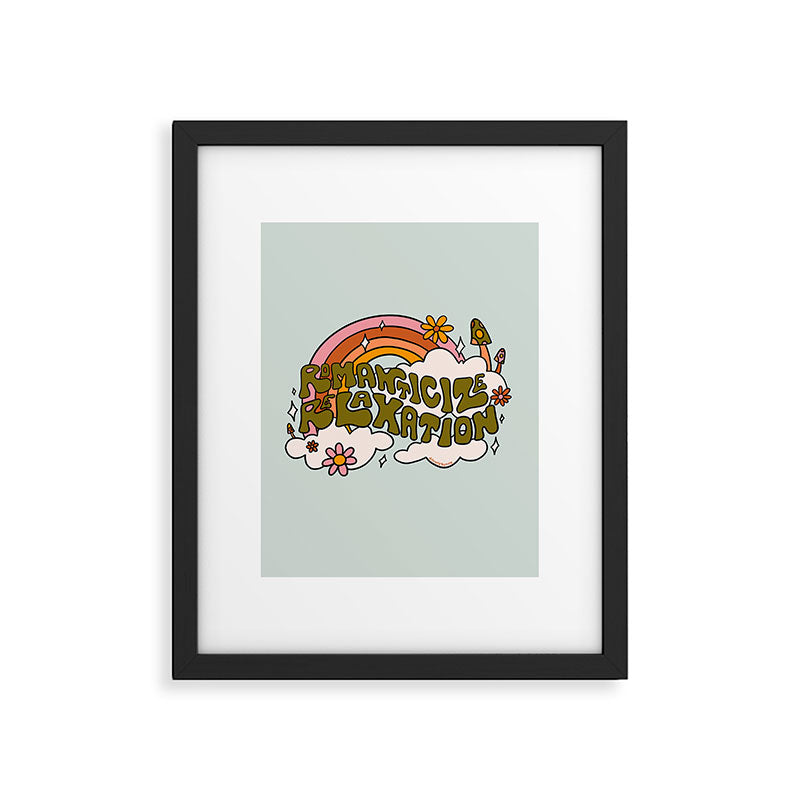 Romanticize Relaxation Framed Art Print Gallery Image 6