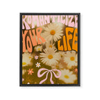 Romanticize Your Life Framed Canvas Print Gallery Image 6