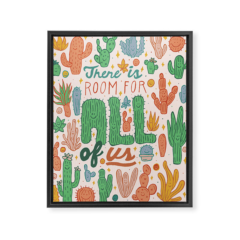 Room for All Framed Canvas Print Gallery Image 6