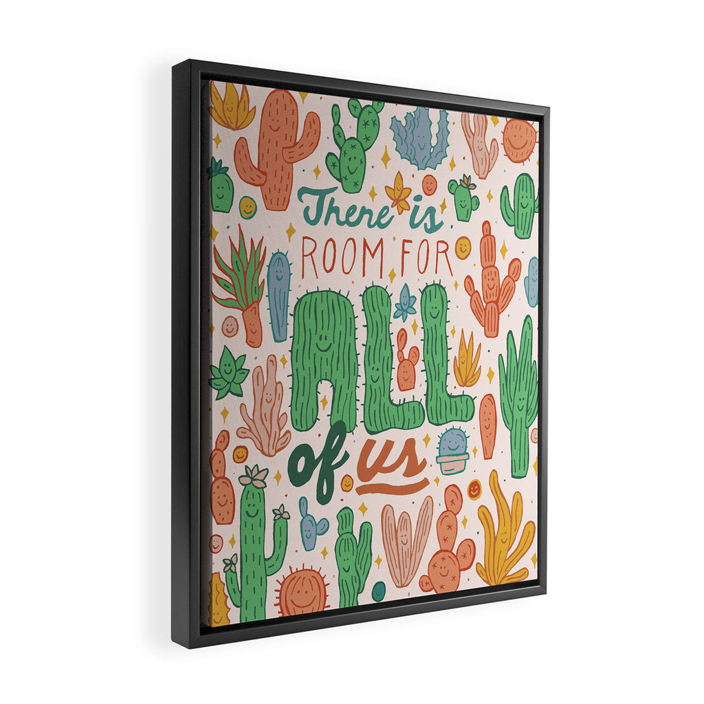 Room for All Framed Canvas Print Gallery Image 2