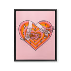 Running Cowgirl Framed Canvas Print Gallery Image 8
