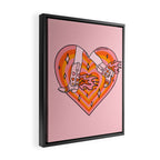 Running Cowgirl Framed Canvas Print Gallery Image 2