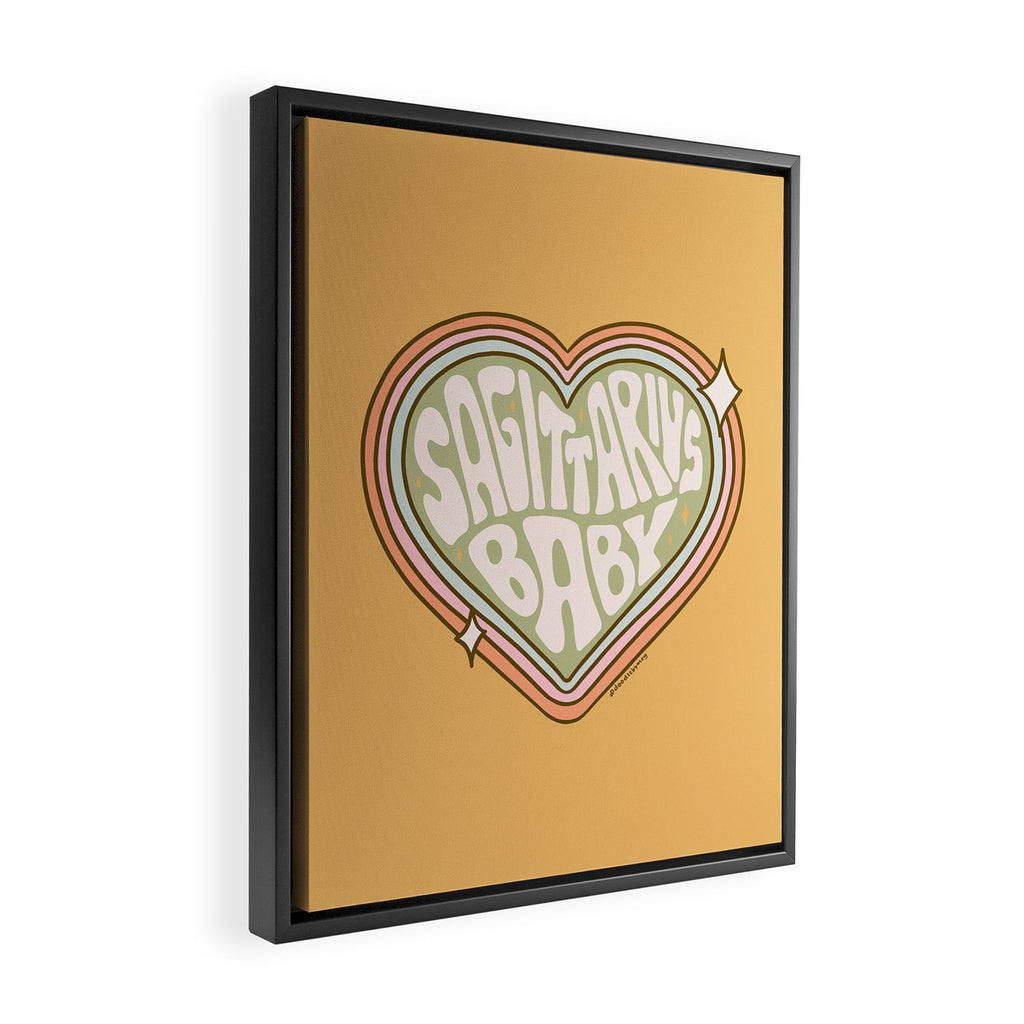Sagittarius Baby Framed Canvas Print Gallery Image 2