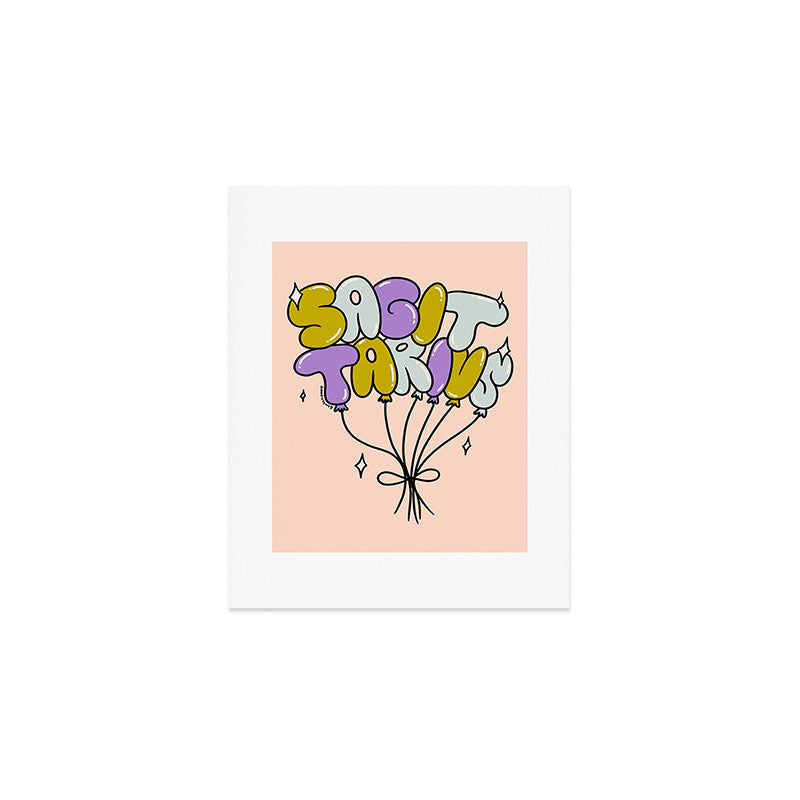 Sagittarius Balloons Art Print Gallery Image 1
