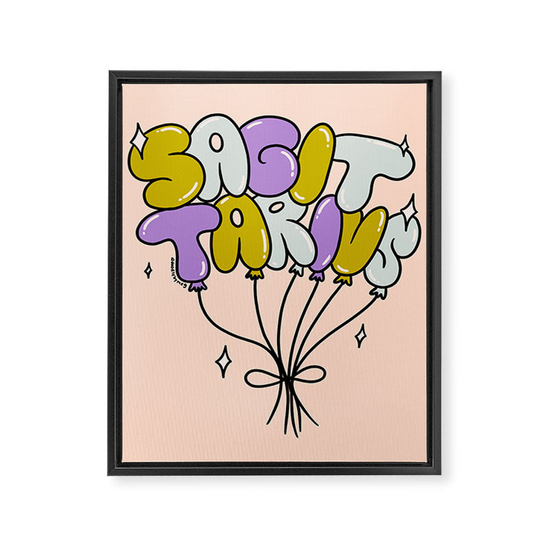 Sagittarius Balloons Framed Canvas Print Gallery Image 8