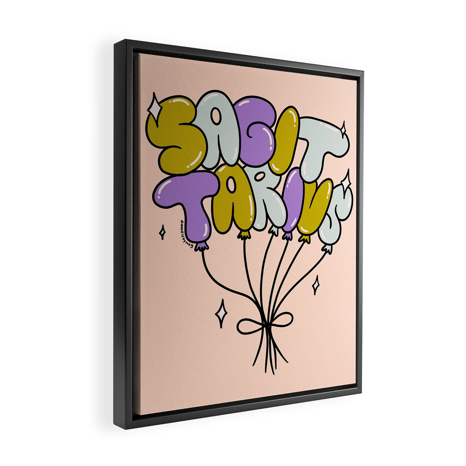 Sagittarius Balloons Framed Canvas Print Gallery Image 2