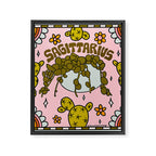 Sagittarius Cactus Framed Canvas Print Gallery Image 8