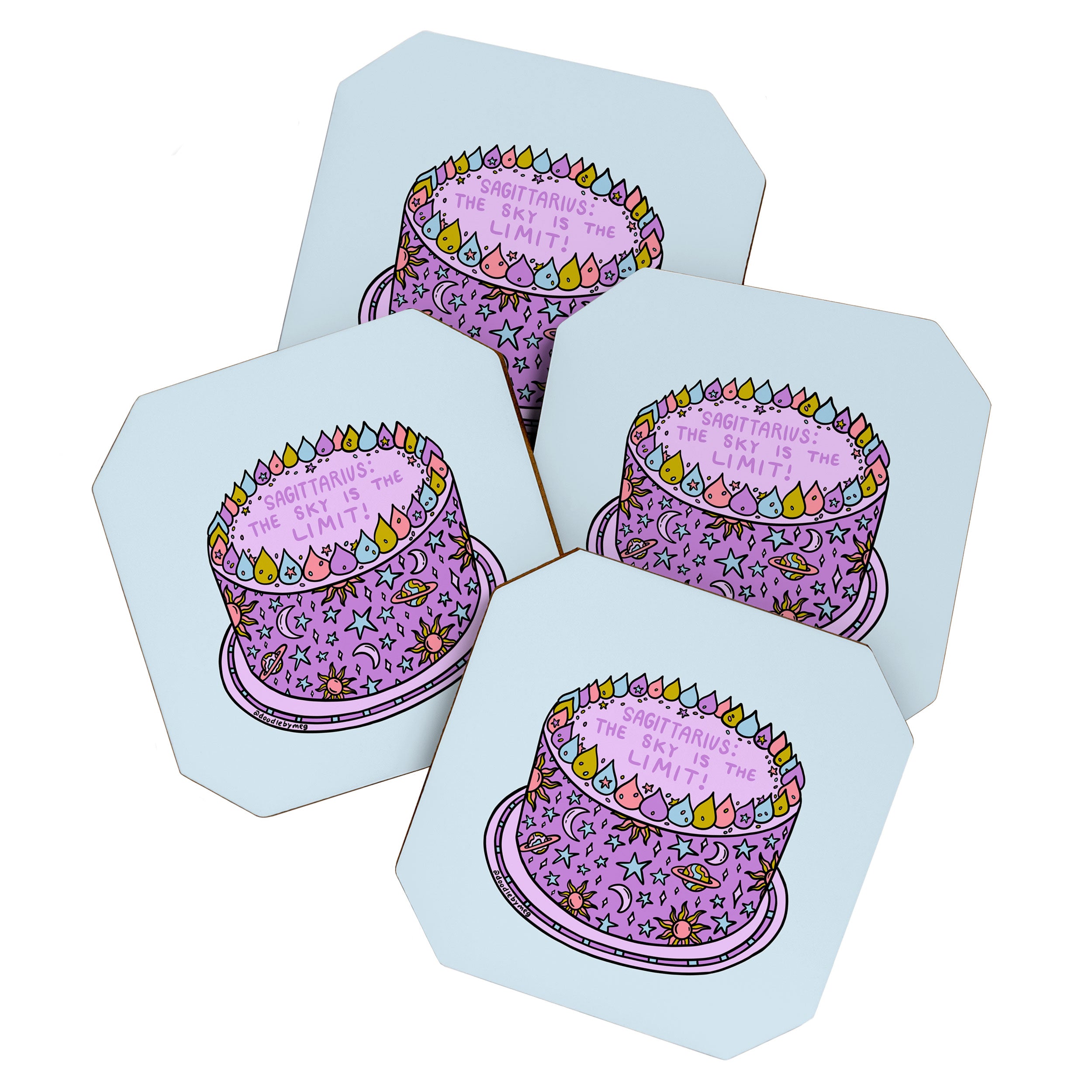 Sagittarius Cake Coaster Gallery Image 1
