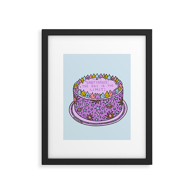 Sagittarius Cake Framed Art Print Gallery Image 6