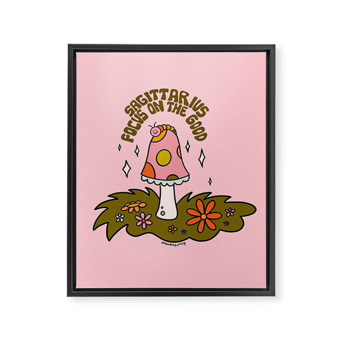 Sagittarius Caterpillar Framed Canvas Print Gallery Image 1