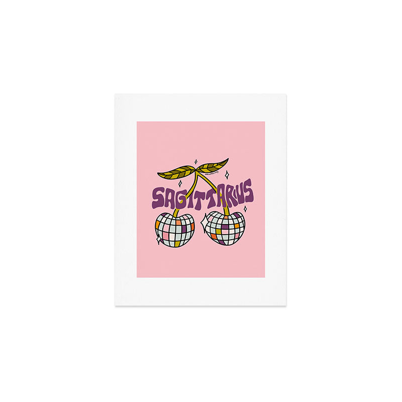 Sagittarius Cherries Art Print Gallery Image 1
