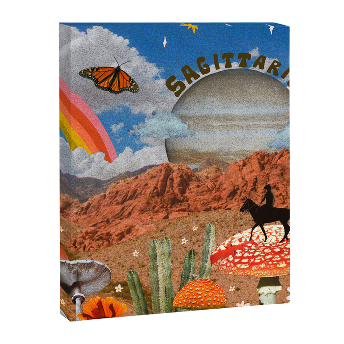 Sagittarius Collage Canvas Print Gallery Image 1