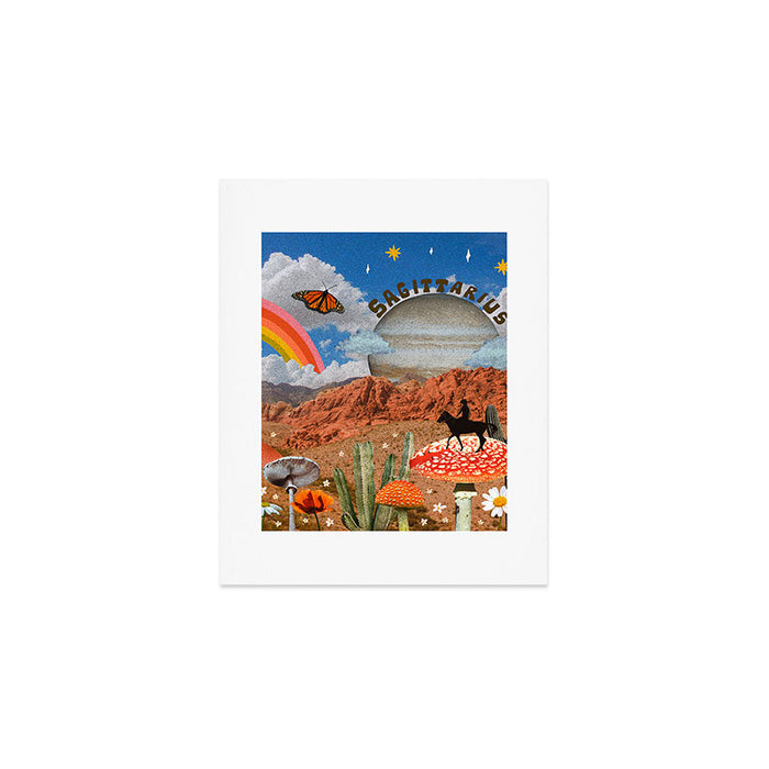 Sagittarius Collage Art Print Gallery Image 1