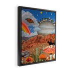 Sagittarius Collage Framed Canvas Print Gallery Image 2